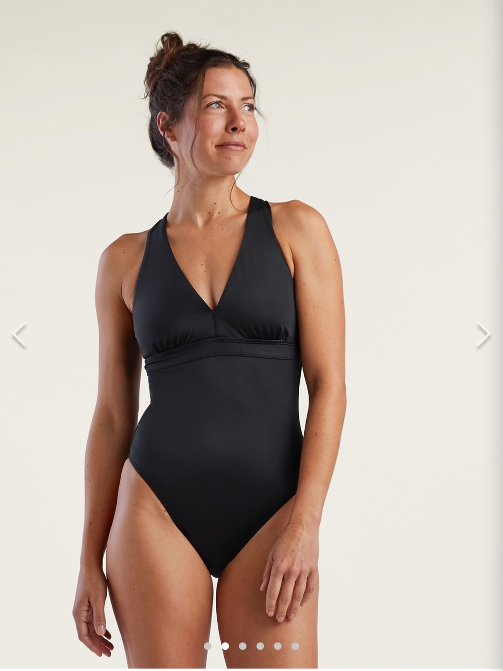 Title Nine Better one piece swim black M b/c